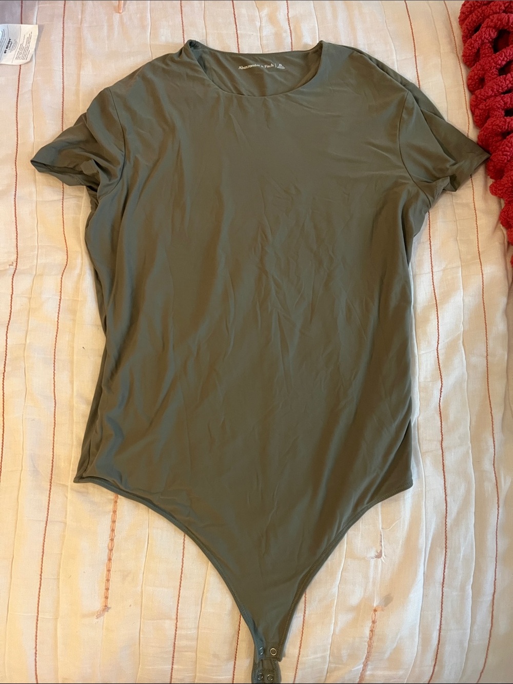 ABERCROMBIE OLIVE BODYSUIT